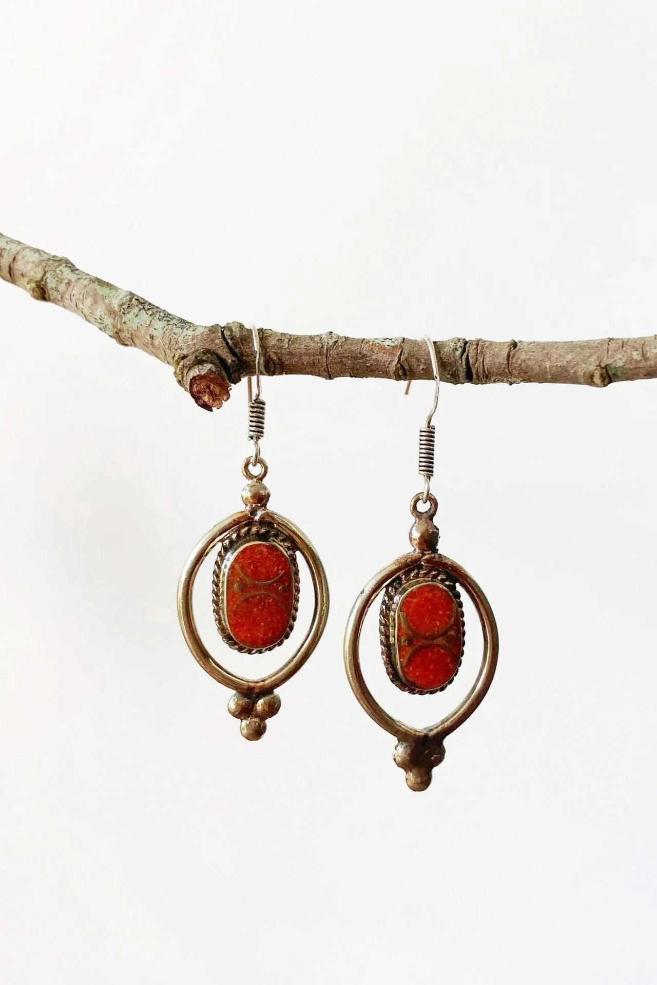 Tibetan Earrings - Radha - Image 3