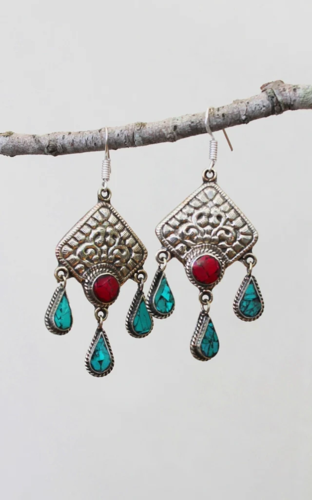 Tibetan Earrings - Sadhana