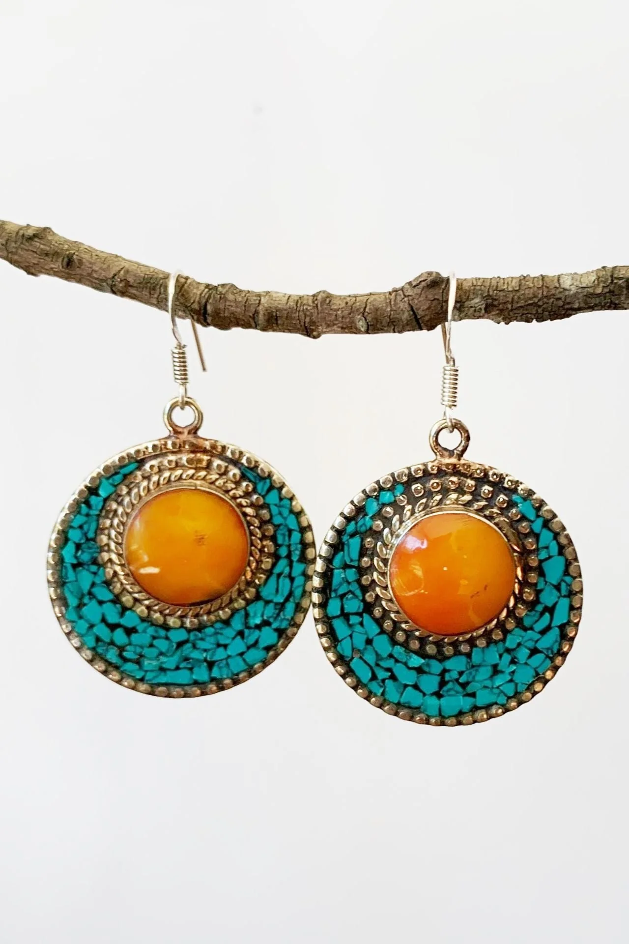 Tibetan Earrings - Sita - Image 3
