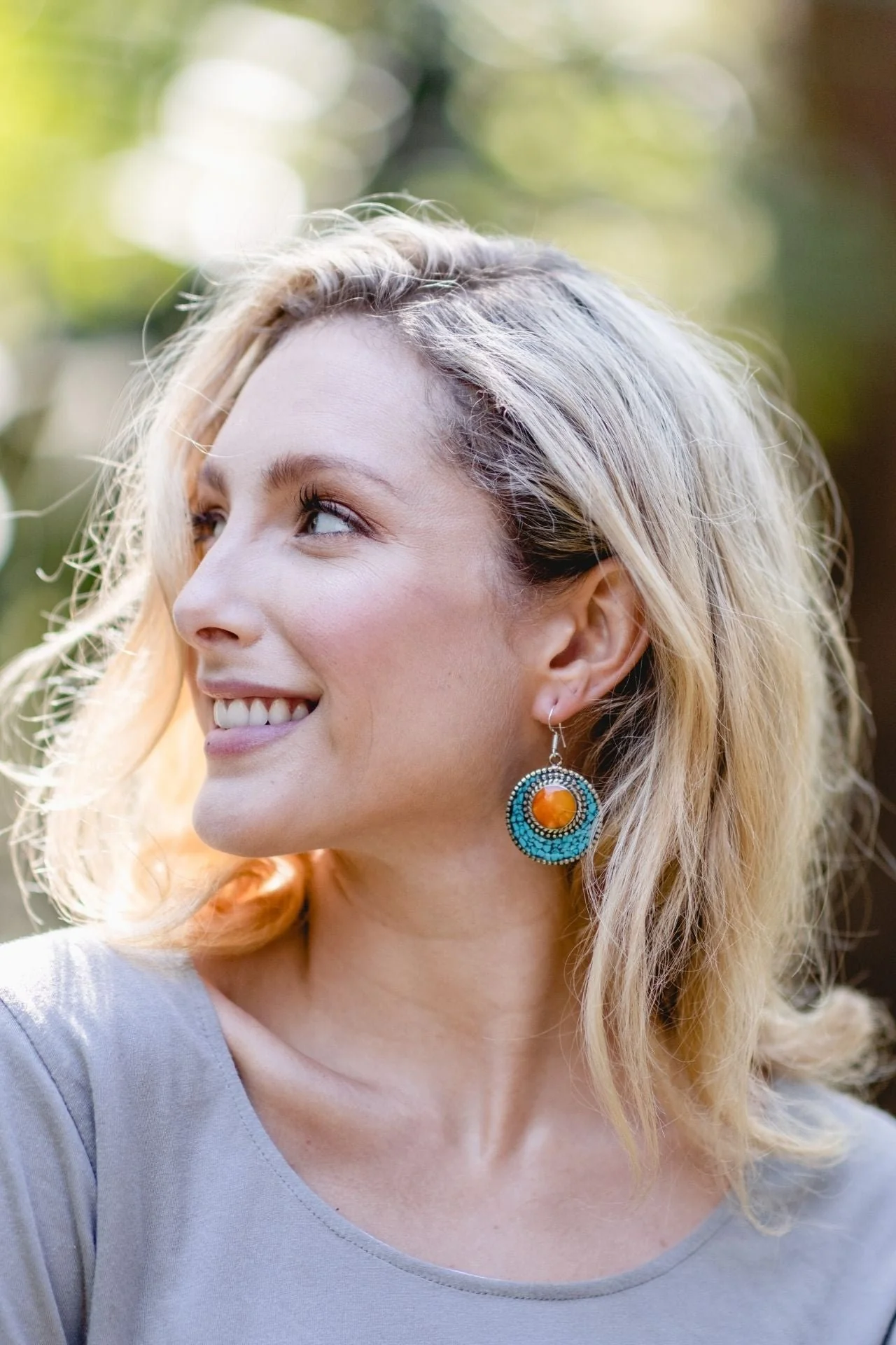 Tibetan Earrings - Sita - Image 4