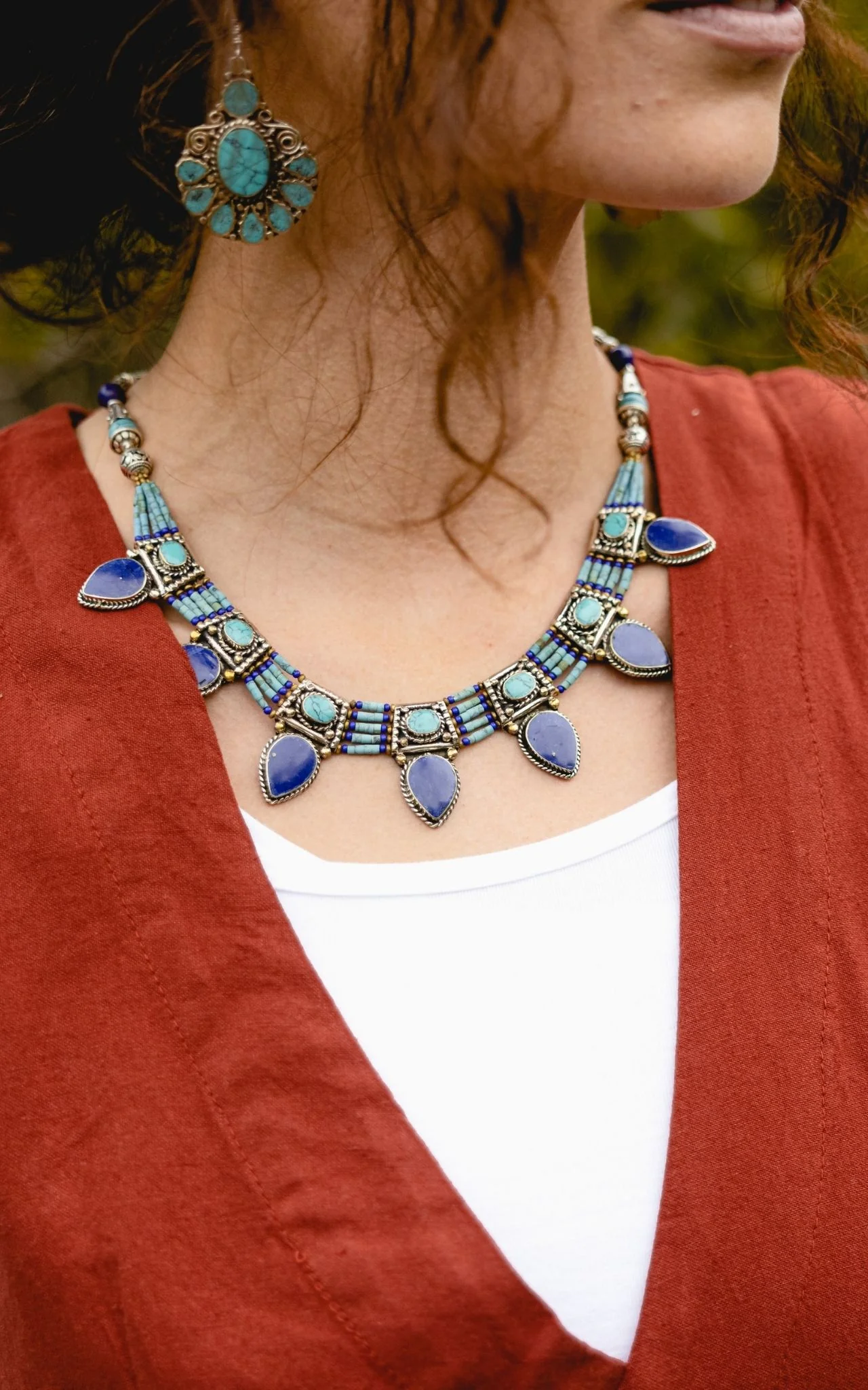 Tibetan Necklace - Akash - Image 3