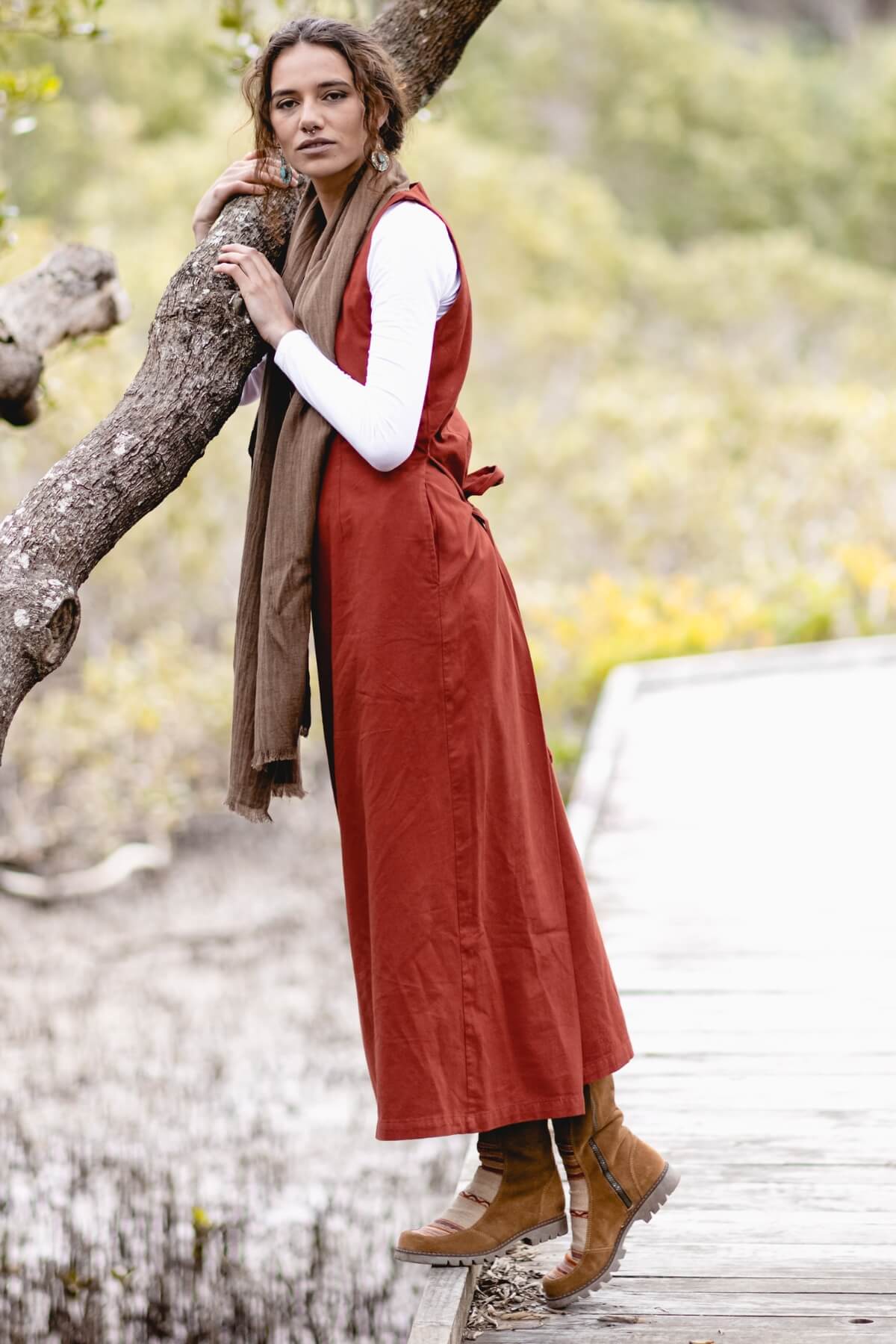 Tibetan Wrap Dress - Image 4