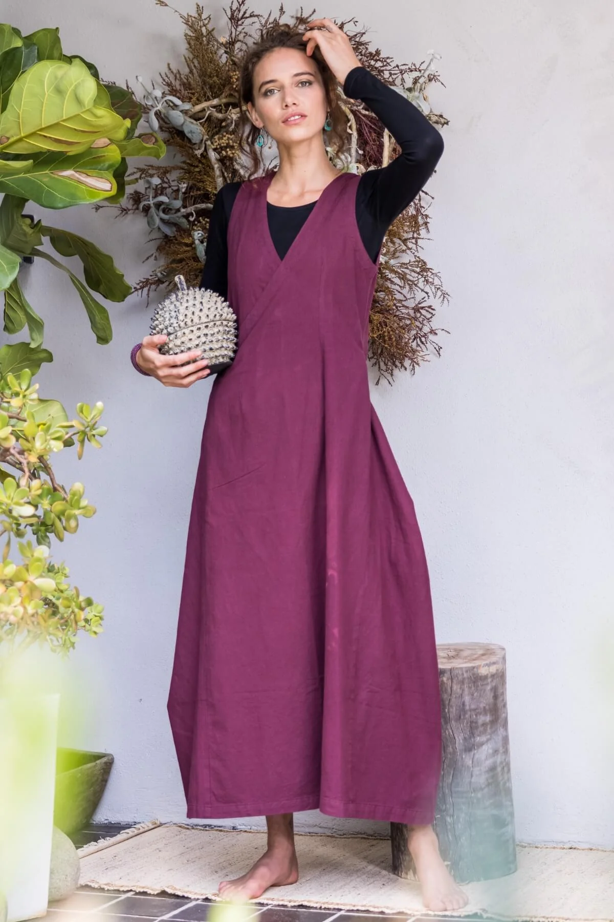 Tibetan Wrap Dress - Image 44