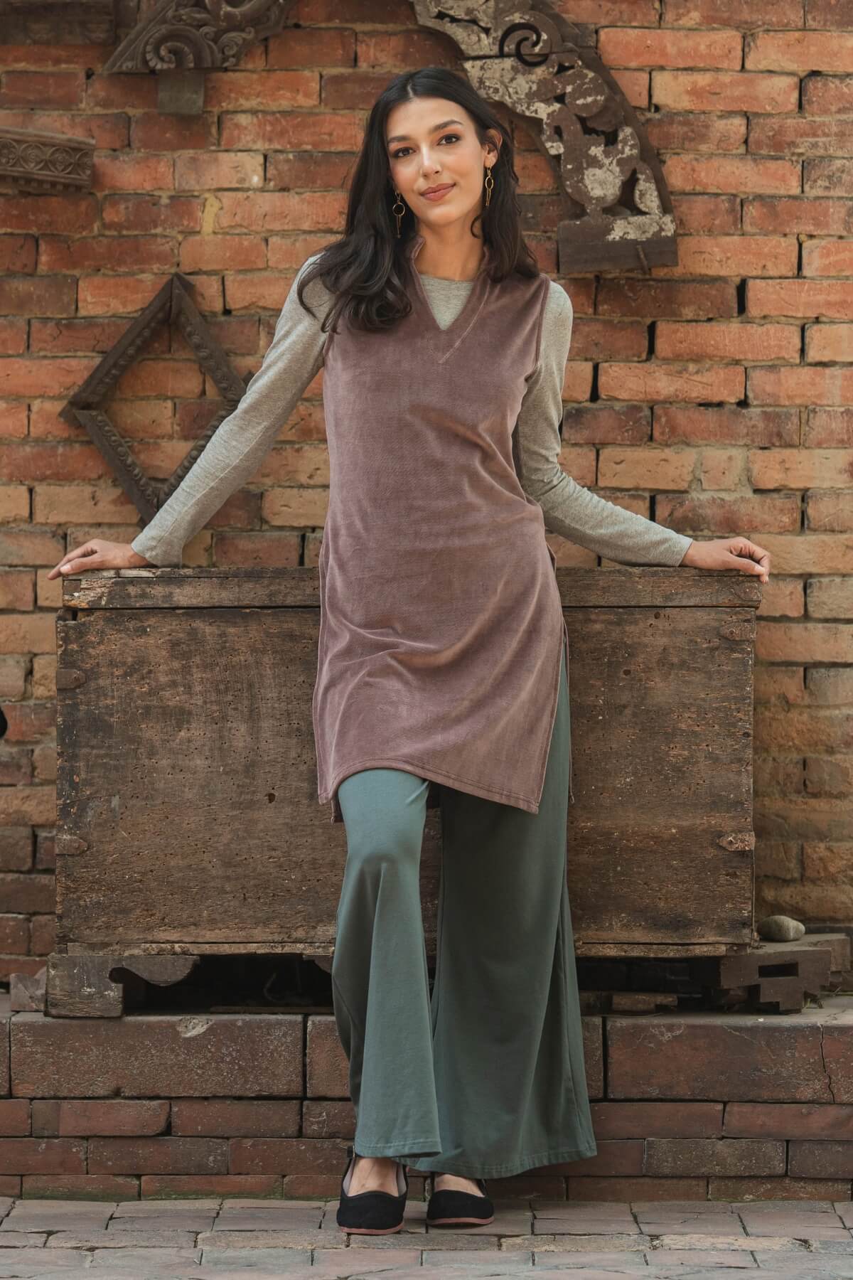 Velvet Pinafore - Image 2