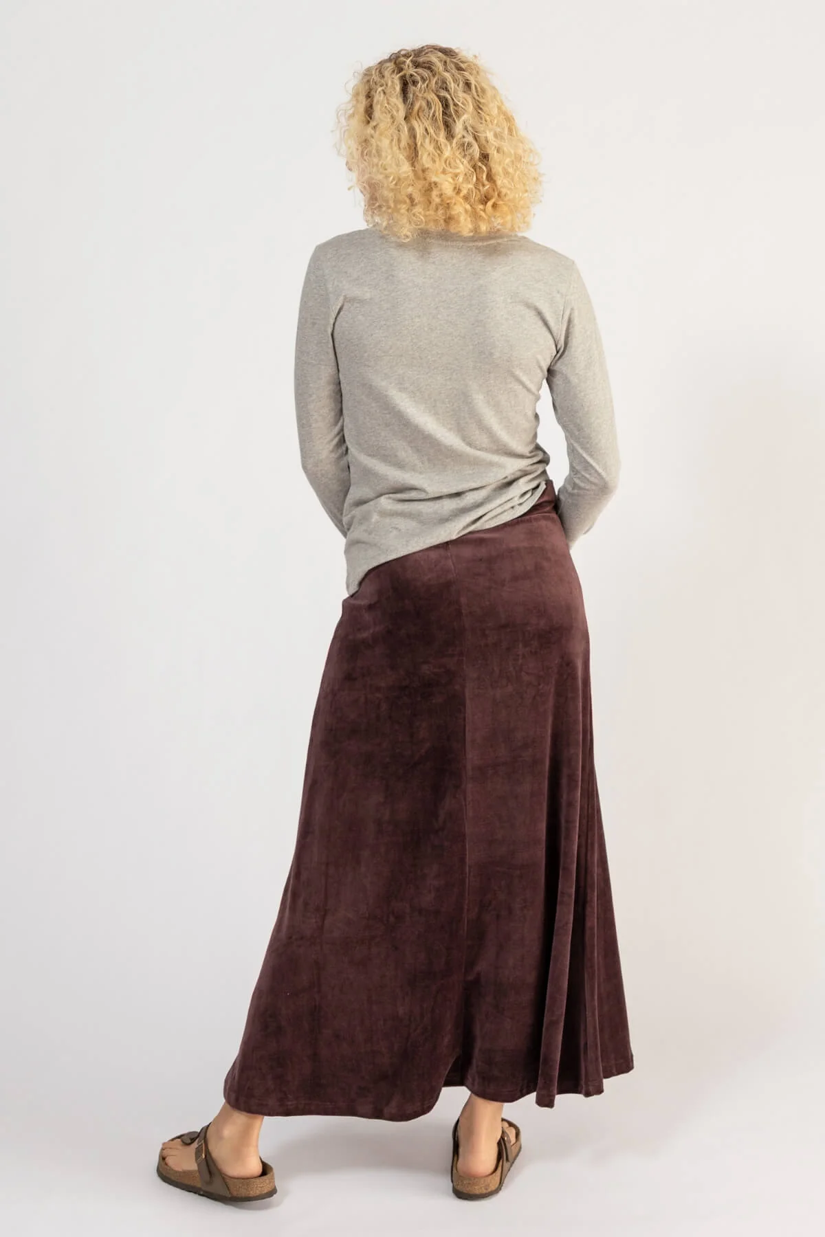 Velvet Maxi Skirt - Image 14