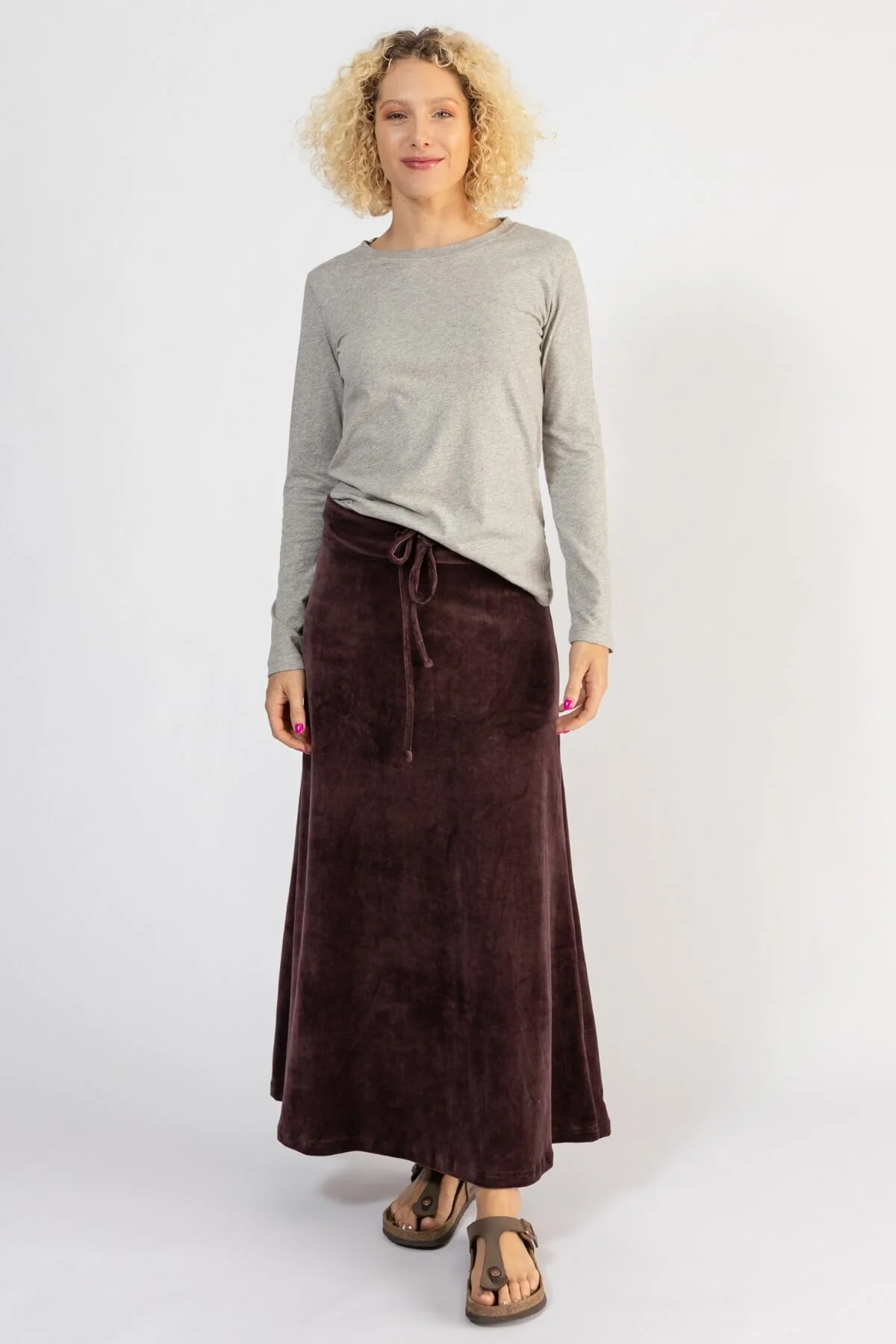 Velvet Maxi Skirt - Image 9