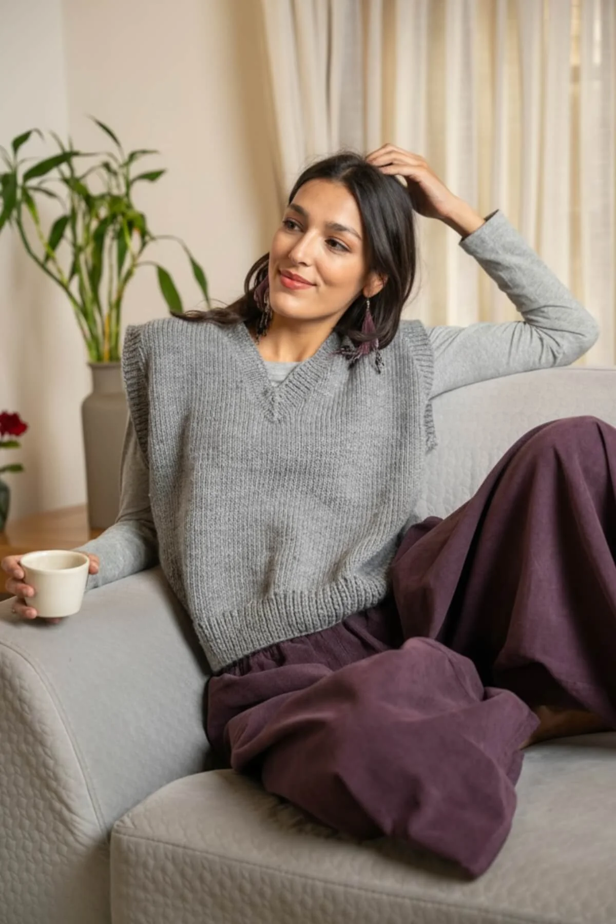 Cropped Merino Vest - Image 13