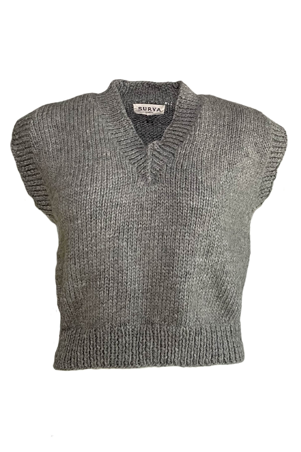 Cropped Merino Vest - Image 18
