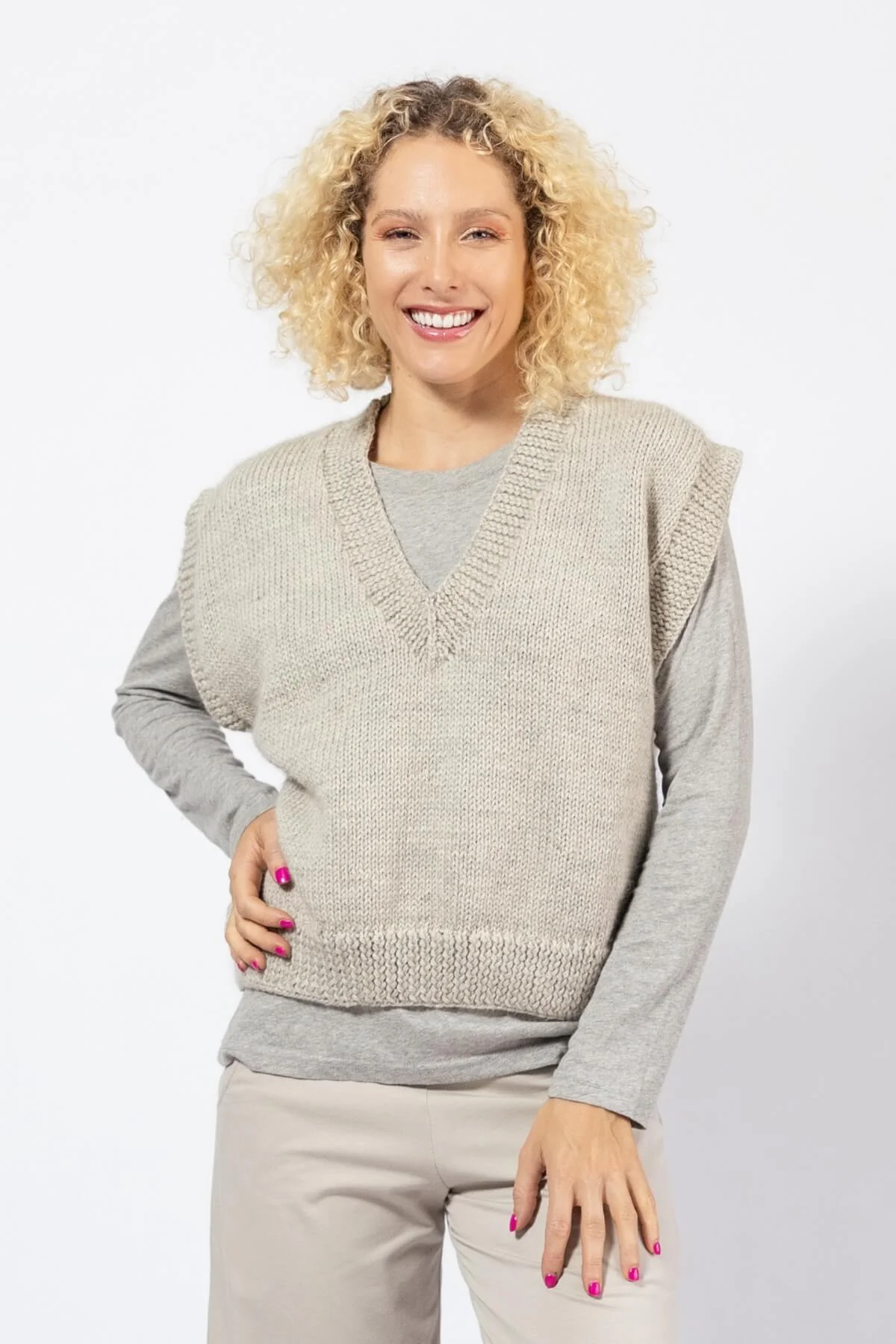 Cropped Merino Vest - Image 19